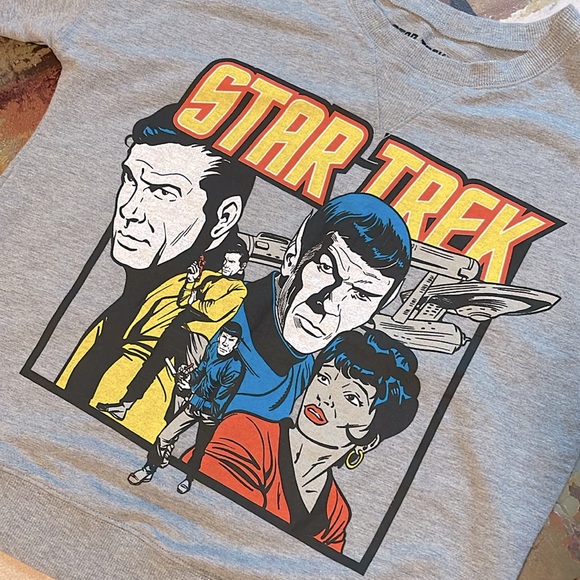 STAR TREK - Cropped Short Sleeve Sweat Shirt - Picture 6 of 9